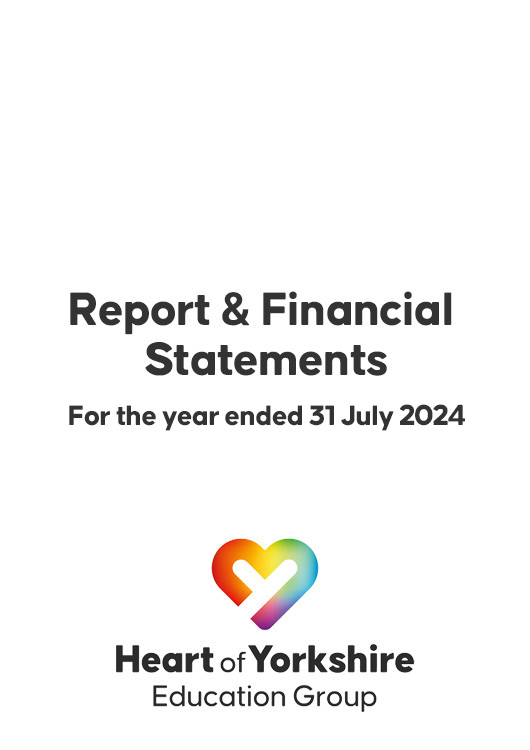 Heart of Yorkshire Annual Accounts 2024 publication cover