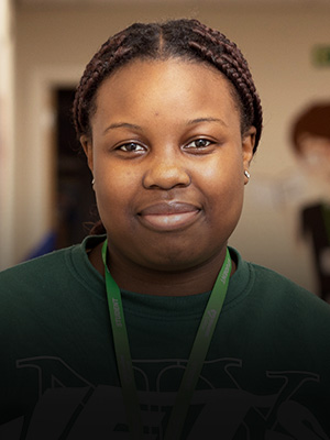 Photo of a female college student