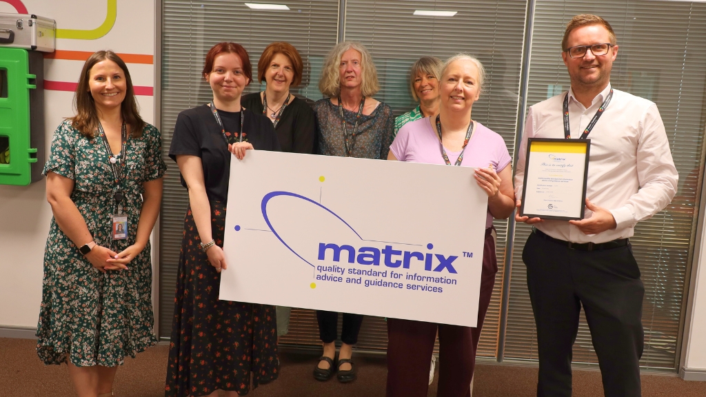 The course information and careers team