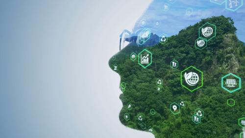 Abstract sustainability image