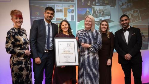 College Marketing team at the College Marketing Awards
