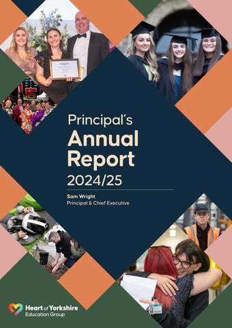 Principal’s Annual Report 2024/25 publication cover