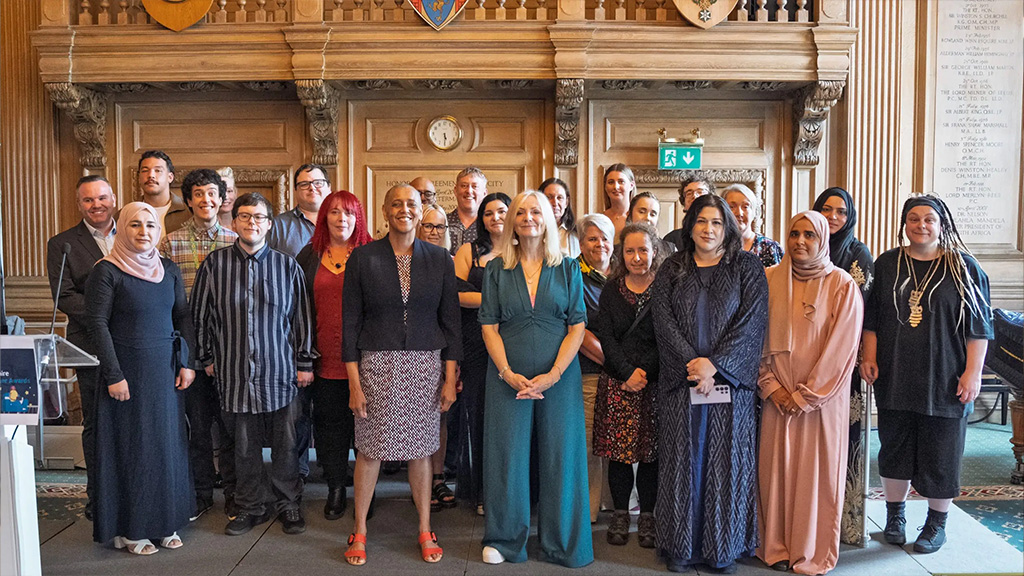 Picture of all the winners and finalists at the West Yorkshire Adult Learner Awards