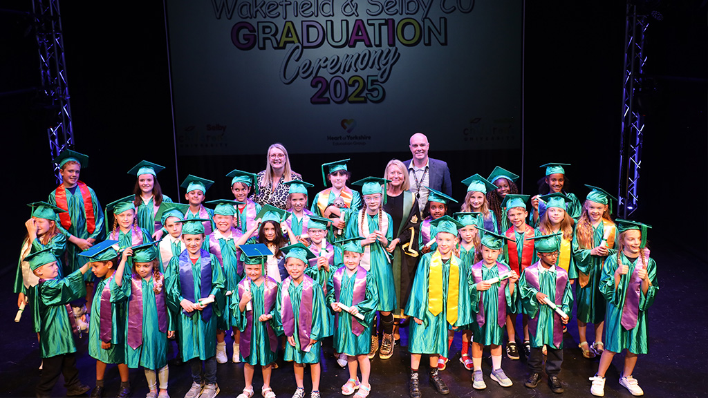 Pupils at the Children's University Graduation
